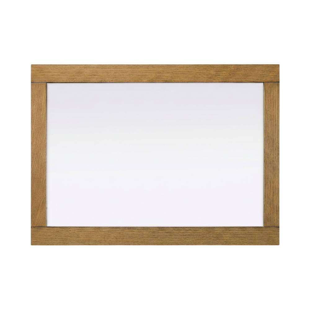 Elegant Kitchen and Bath - Noah Wooden Rectangle Mirror 24 x 36 - Honey Teak price history on PriceWatchPro