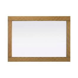 Elegant Kitchen and Bath - Noah Wooden Rectangle Mirror 24 x 36 - Honey Teak