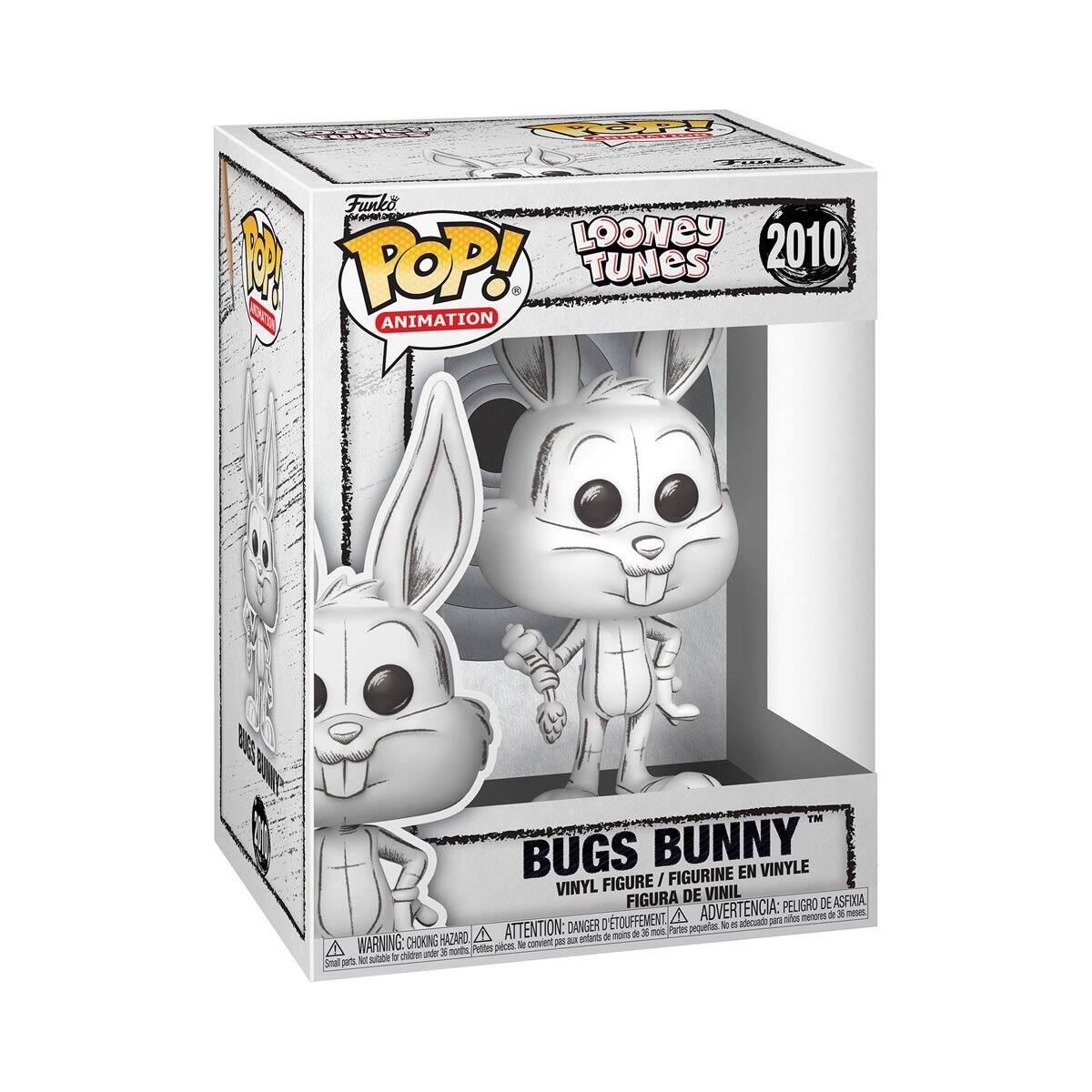 HR FOEO Funko A LOONEY 2010 1 POP! TUNES OC ANIMATION TM BUGS BUNNY" FIGURINE EN VINYLE VINYL FIGURE / FIGURA DE VINIL ASFIXIA ADVERTENCIA: PELIGRO DE ASFIXIA ATTENTION: DANGER DE TOUFFEMENT PELIGRO DE ASFIXIA WARNING: CHOKING HAZARD - Pequeñas piezas - canvent anor 3 morts Peotes M - e WARNING: Small parts - not suitable for children under 3 years