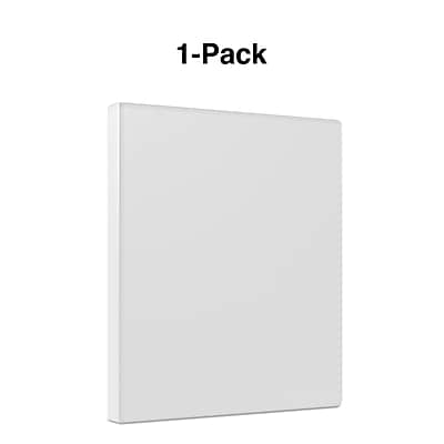 Alt View 6. Staples - 1/2" 3-Ring View Binder - White.