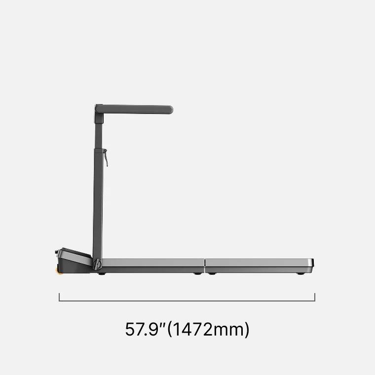 Alt View 7. WalkingPad - WALKINGPAD Z3 HYBRID+ FOLDABLE TREADMILL - Black.