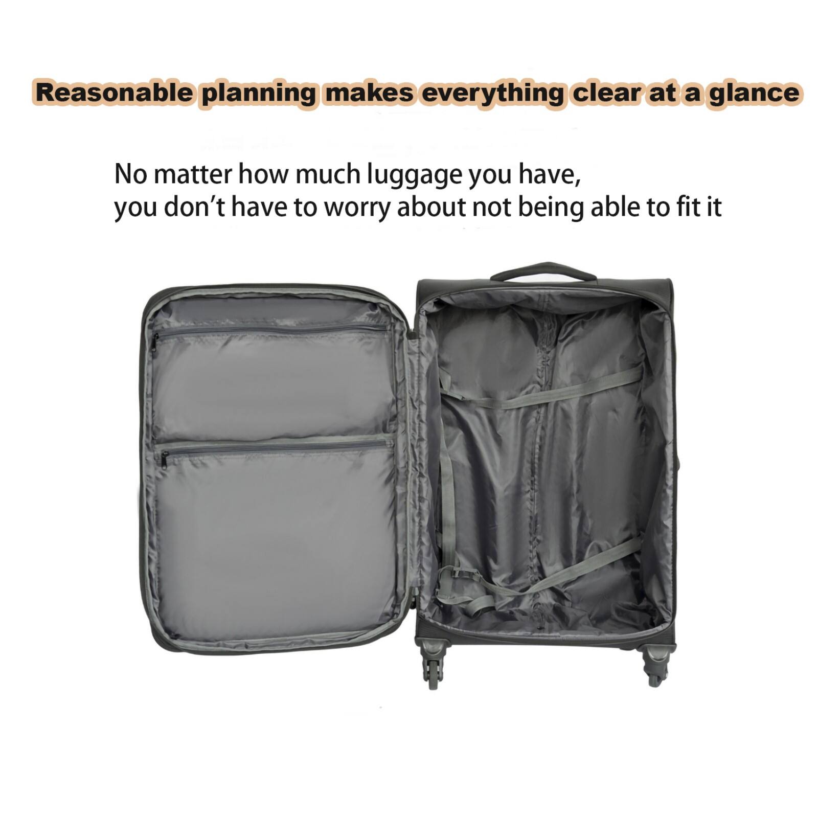 Reasonable planning makes everything clear at a glance

No matter how much luggage you have, you don't have to worry about not being able to fit it