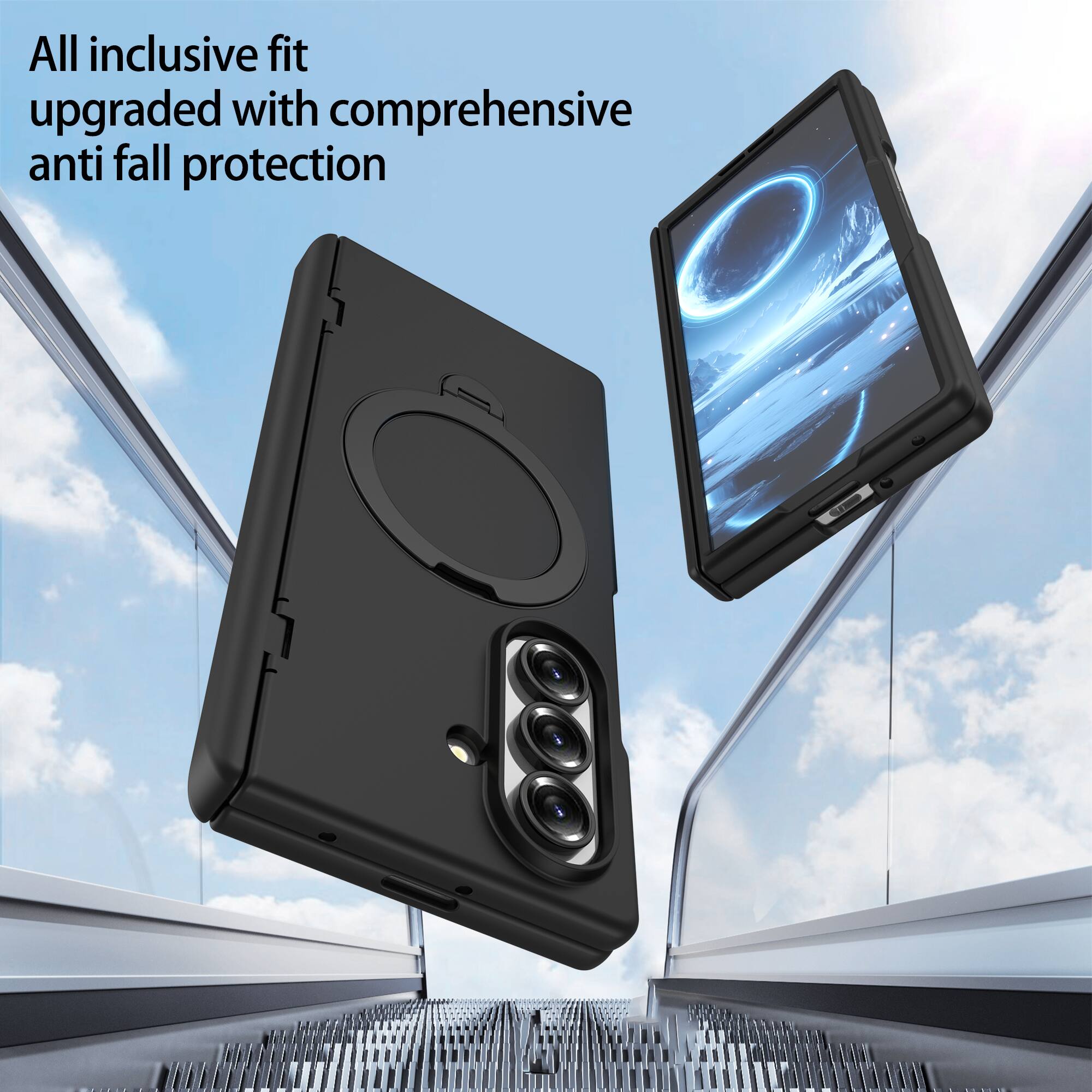 All inclusive fit upgraded with comprehensive anti fall protection