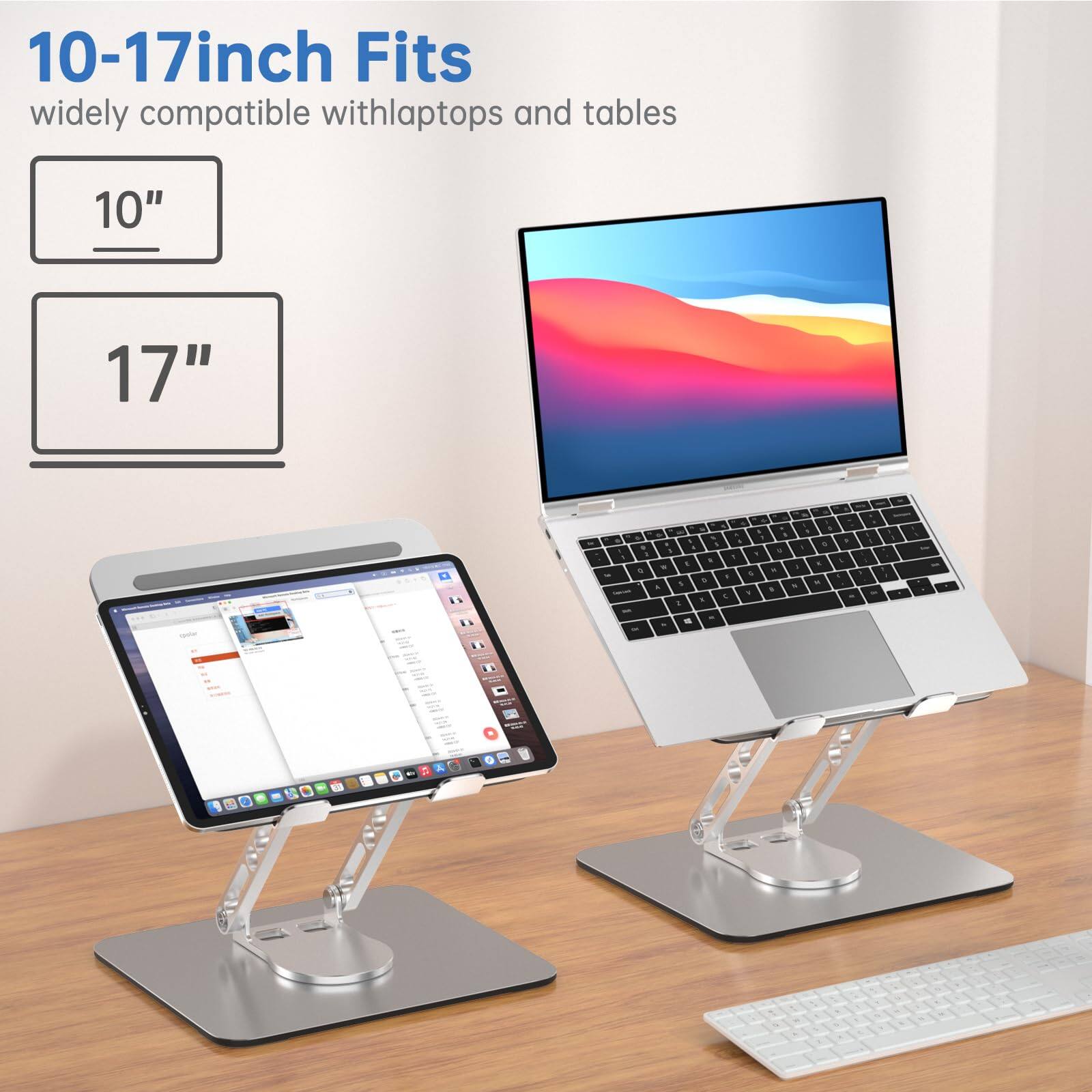 10-17 inch Fits  
widely compatible with laptops and tablets  
10"  
17"