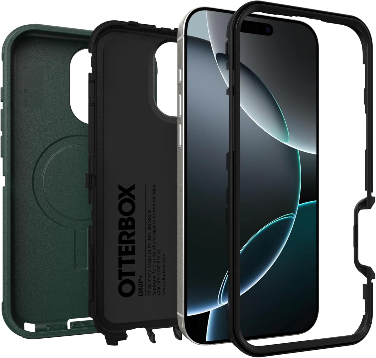 N MADE OTTERBOX DROP+ militaire norme standard g que military chutes 8 de drops 516.0) com plus Tx 7X many as Supporte (MIL-STD-810G www.otterbox.com