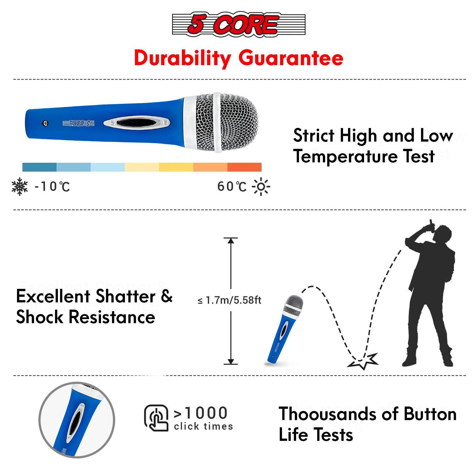 5 CORE Durability Guarantee

- Strict High and Low Temperature Test
  -10°C to 60°C

- Excellent Shatter & Shock Resistance
  ≤ 1.7m/5.58ft

- Thousands of Button Life Tests
  > 1000 click times