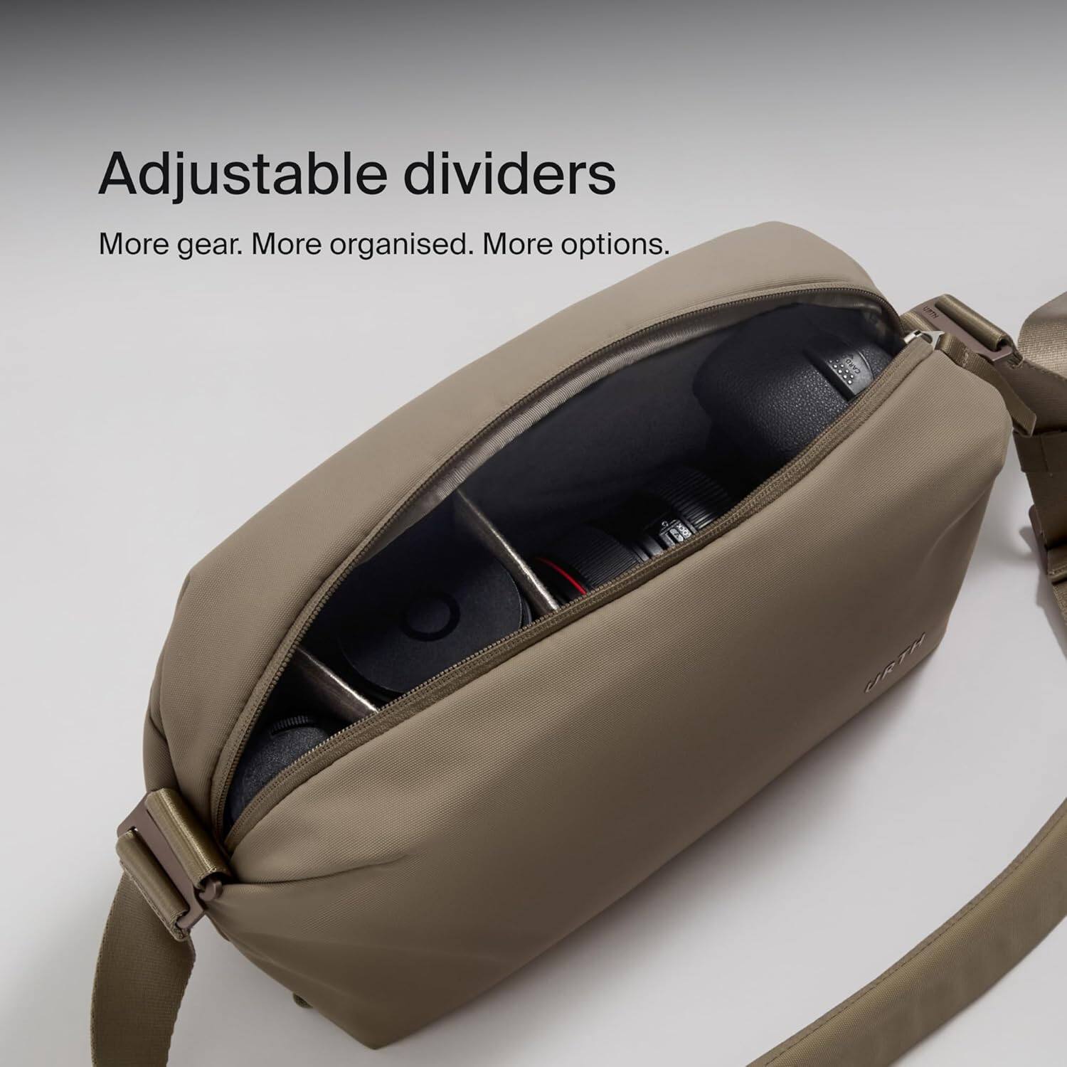 Adjustable dividers  
More gear. More organised. More options.