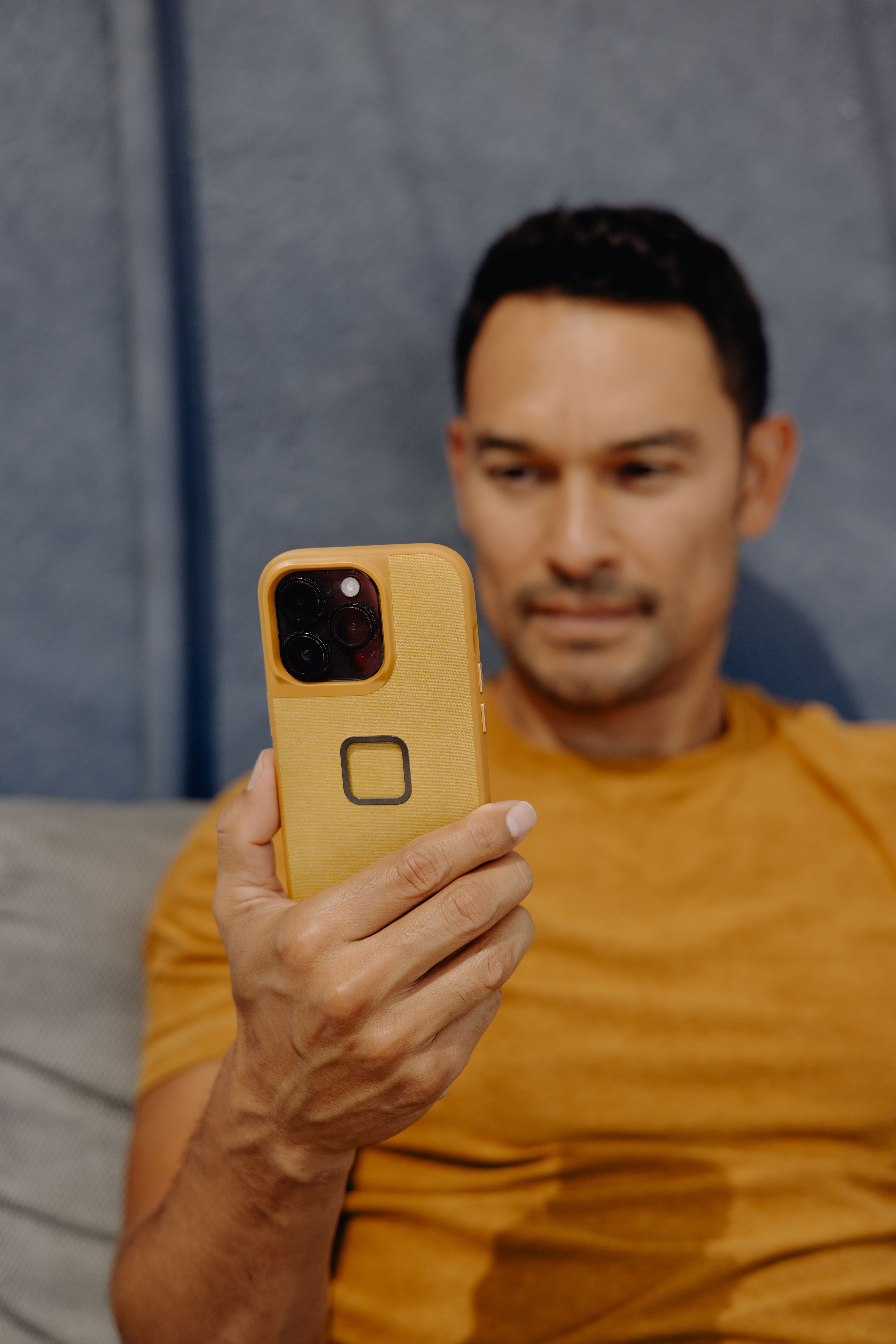 Peak Design Everyday Fabric Case v2 for iPhone 15 Pro Max Sun MMCBLSN2 Best Buy
