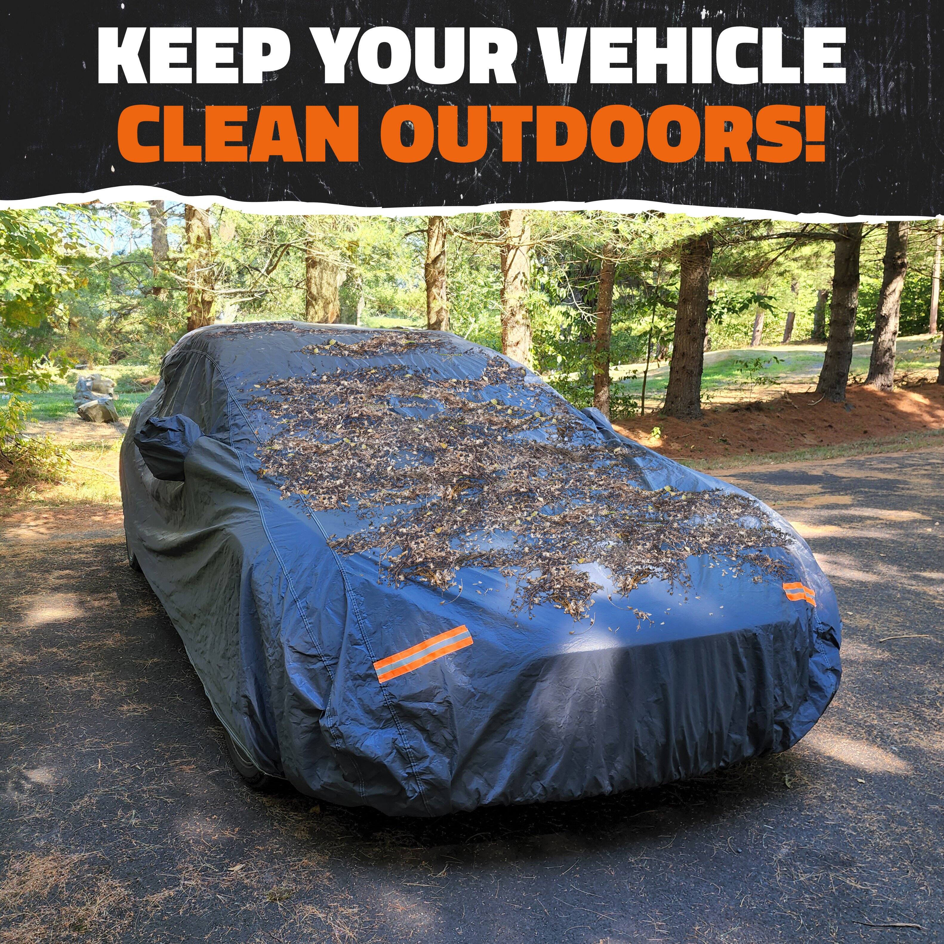 KEEP YOUR VEHICLE CLEAN OUTDOORS!