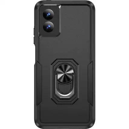 Front. SaharaCase - Raider Series ArmorPro Case for Motorola G Power 5G (2024) - Black.
