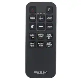 WINFLIKE - AKB74815301 Remote Control Replacement Applicable for LG Soundbar sub AKB74815311 AKB74815301 - Black