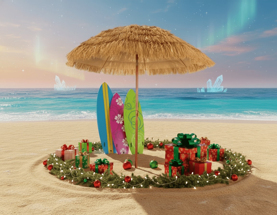 Front. Kadyn - 6.5 Feet Portable Thatched Tiki Beach Umbrella with Adjustable Tilt, Patio Offset Umbrella with Easy Tilt Adjustment.