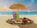 Front. Kadyn - 6.5 Feet Portable Thatched Tiki Beach Umbrella with Adjustable Tilt, Patio Offset Umbrella with Easy Tilt Adjustment.