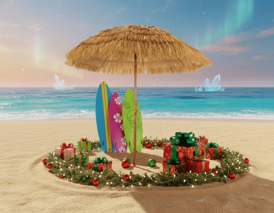 Front. Kadyn - 6.5 Feet Portable Thatched Tiki Beach Umbrella with Adjustable Tilt, Patio Offset Umbrella with Easy Tilt Adjustment.