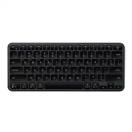 Satechi - Slim EX1 Wireless Keyboard, Compact Keyboard - Space Black