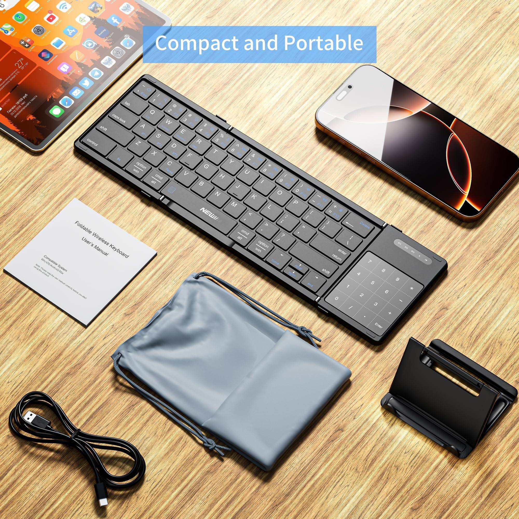 Compact and Portable

Foldable Wireless Keyboard
User's Manual