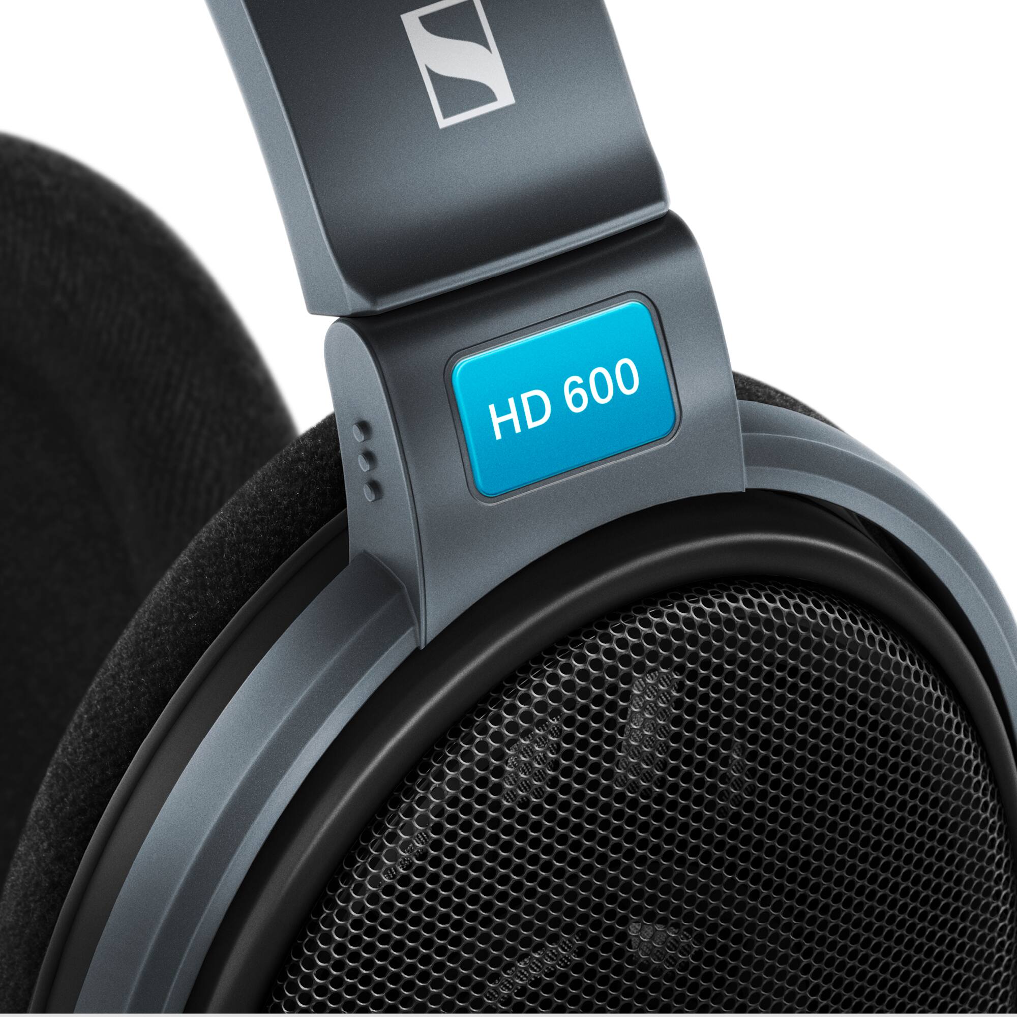 Alt View 1. Sennheiser - Sennheiser HD 600 - Hi-Res Audiophile Open Back Headphone - Pioneered with Controlled Airflow and Optimised Transducer. - Black.