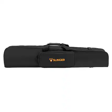 Front. Slinger - Slinger Deluxe Padded 42" Tripod Case (Black).