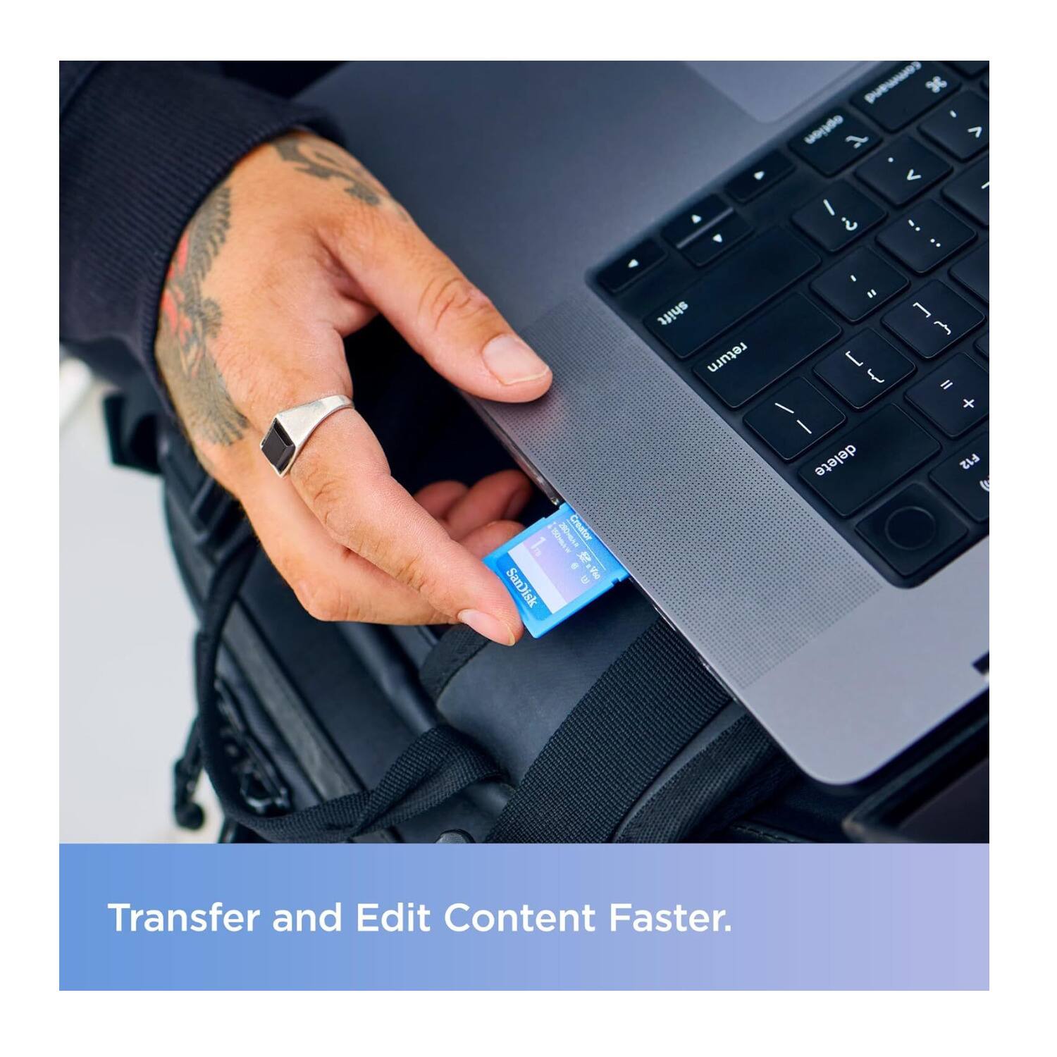 Transfer and Edit Content Faster.