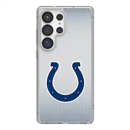 Keyscaper - NFL - Indianapolis Colts Linen Logo Galaxy Clear Case - S23 - Multicolor