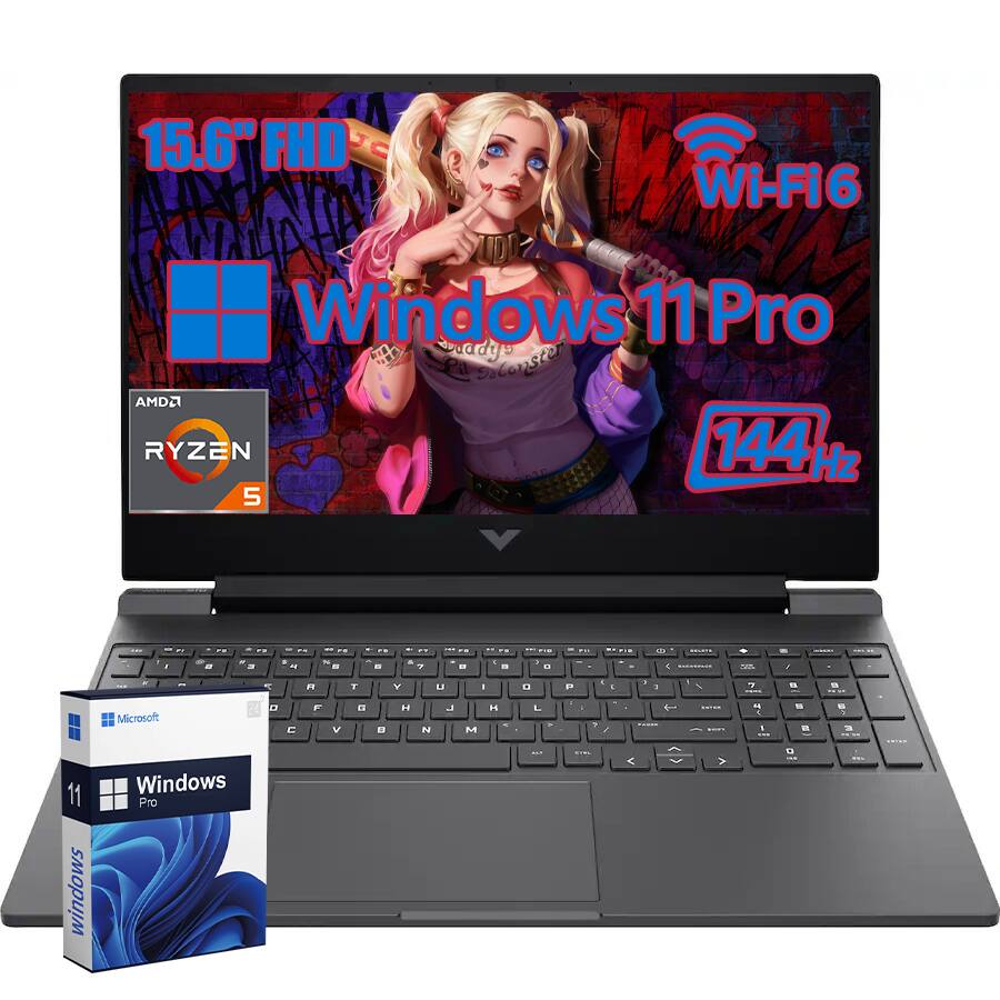 15.6" FHD Wi-Fi 6 Windows 11 Pro Ryzen 5 144 Hz
