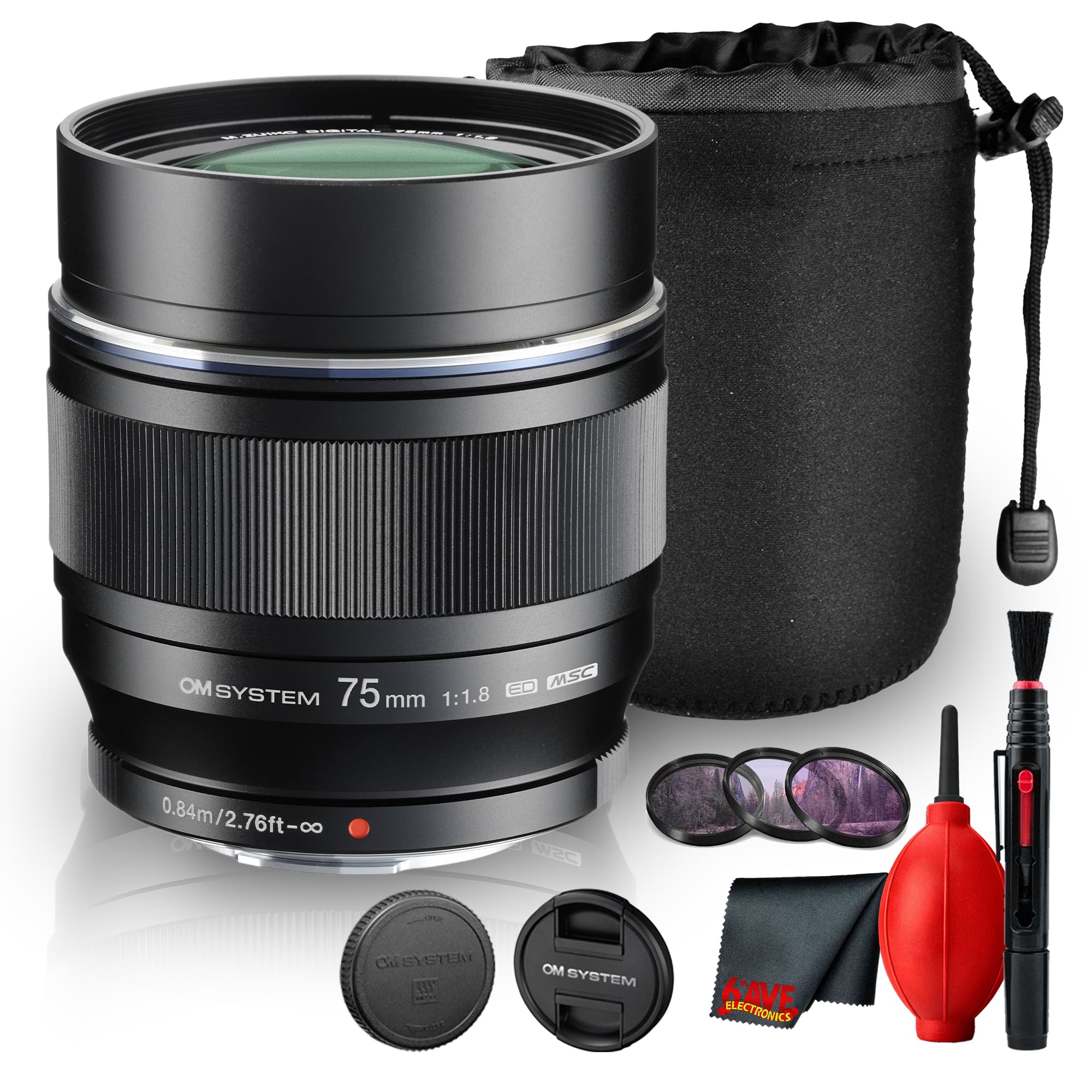 SIGITAL TORR st.zuike SAST  
OMSYSTEM 75 mm 1:1.8  
0.84m/2.76ft-∞  
DSW  
Chi SYSTEM  
MO SYSTEM  
SAVE ELECTRONICS