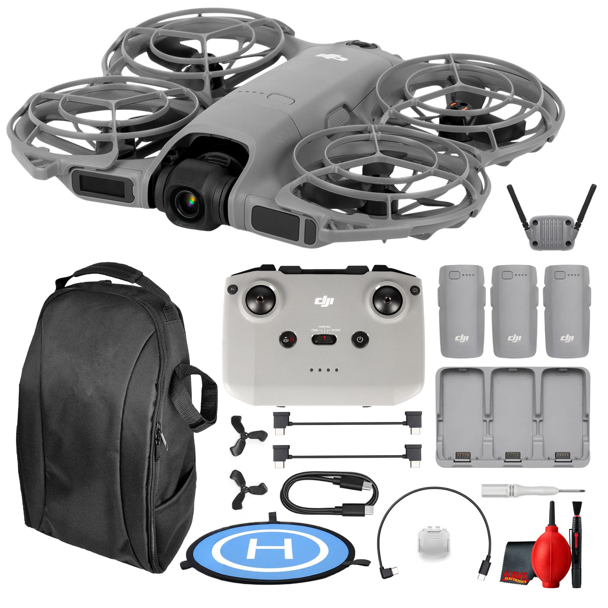 DJI - Neo 2 Drone Fly More Combo - Gray
