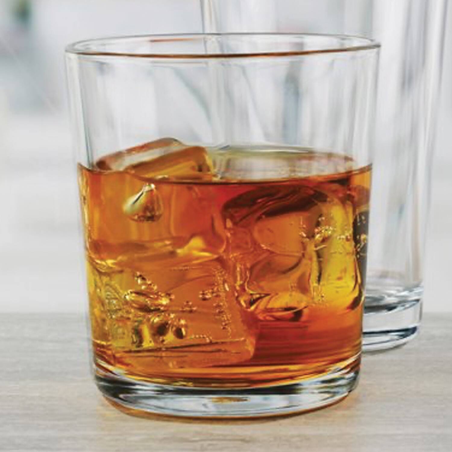 Left. Jay Import - Simple Home Set of 4 12.5Oz. - Clear.