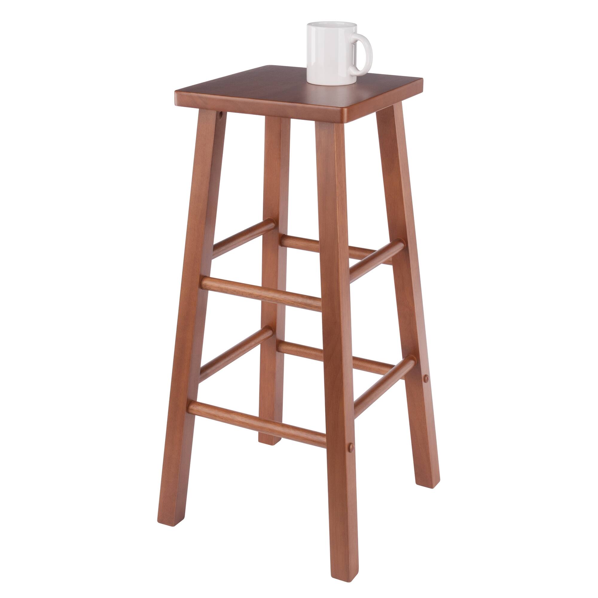 Alt View 4. Winsome Wood - Carrick Bar Stool - Teak.