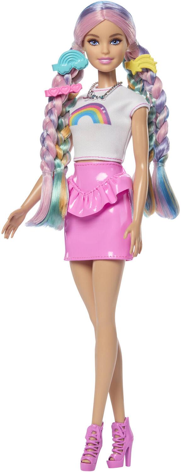 Alt View 2. Mattel - Mattel - Rainbow Sparkle Hair Barbie Doll   - COLLECTIBLES - Multicolor.