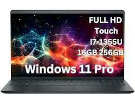 Dell - Upgraded - Inspiron 15 Laptop 13th Gen Business, 15.6" FHD Touch, Intel Core i7-1355U, 16GB RAM, 256 GB SSD, Windows 11 Pro