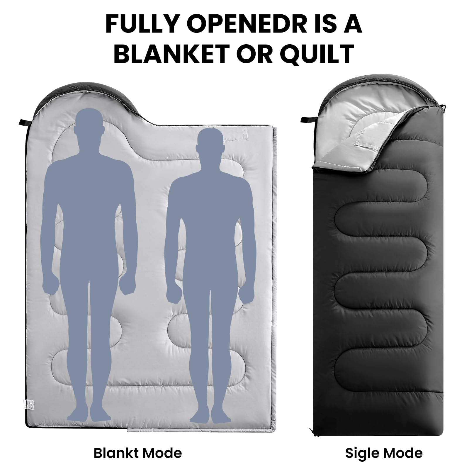 FULLY OPENEDR IS A BLANKET OR QUILT

Blankt Mode

Sigle Mode