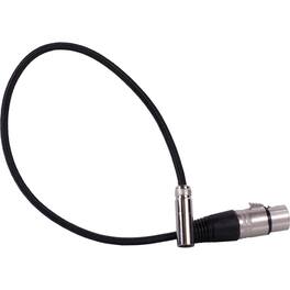 Blackhawk Cables - 16" Mini-XLR Male to XLR Female Audio Cable, Black