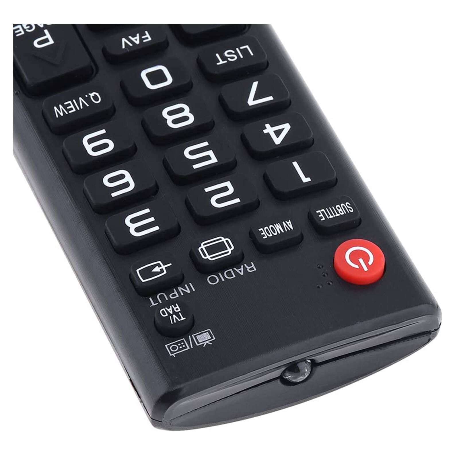 GE P FAV LIST O 7 Q.VIEW Q. 8 4 6 S 9 L N SUBTITLE E AVMODE AV RADIO INPUT RAD TV/