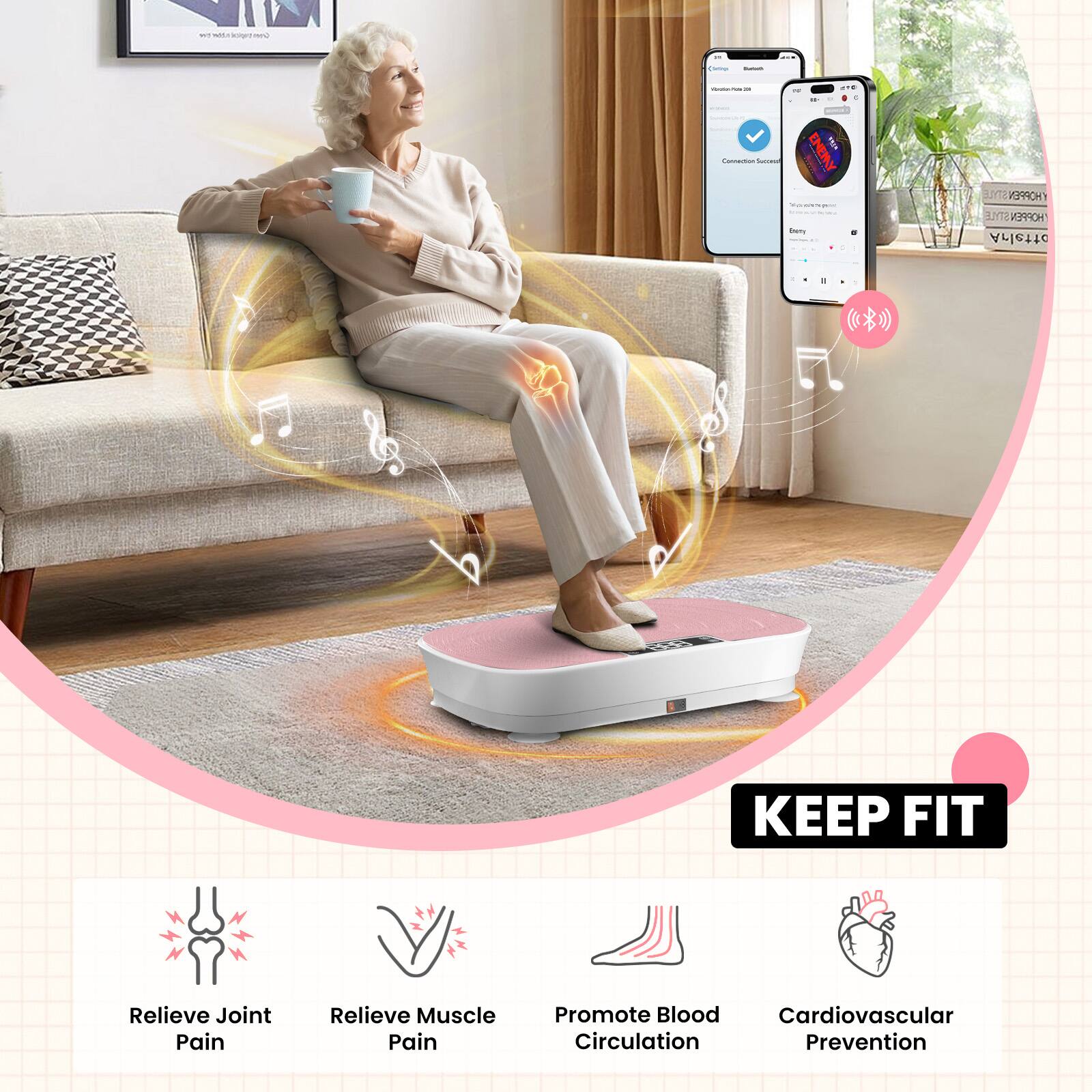 MSTO i ...  I / ENEMY Cany STILE HOPPEN STYLE HOPPEN Arletto (<) KEEP FIT Relieve Joint Pain Relieve Muscle Pain Promote Blood Circulation Cardiovascular Prevention