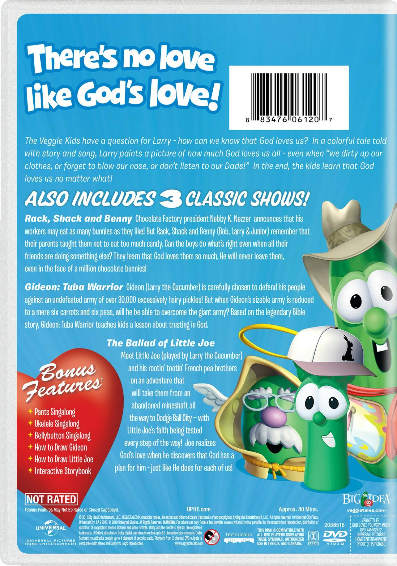 Angle. VeggieTales: God Loves You Very Much [DVD].
