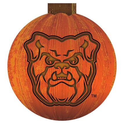 Front. Fan Creations - Butler Bulldogs 12'' Pumpkin Sign - Orange.