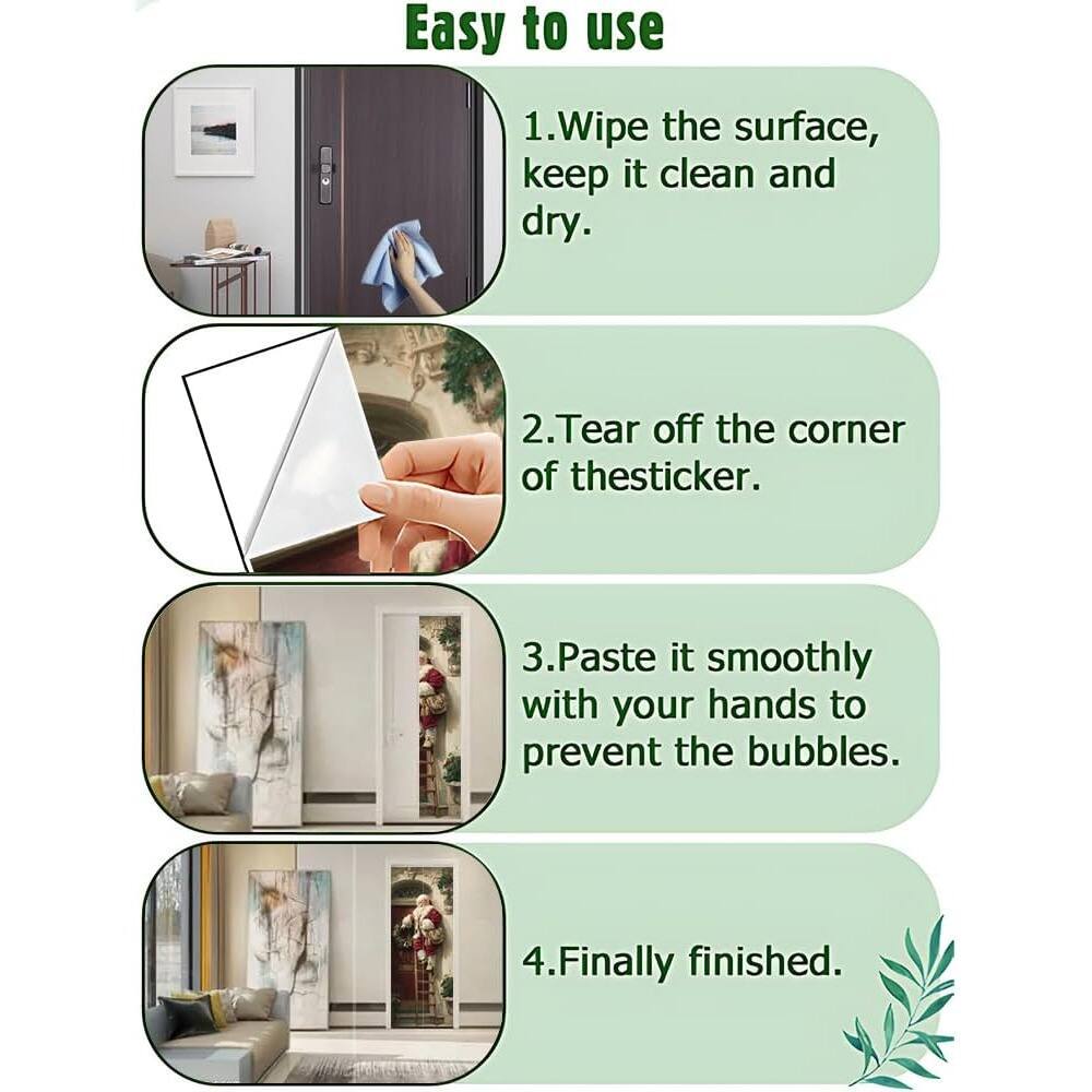 Easy to use

1. Wipe the surface, keep it clean and dry.

2. Tear off the corner of the sticker.

3. Paste it smoothly with your hands to prevent the bubbles.

4. Finally finished.