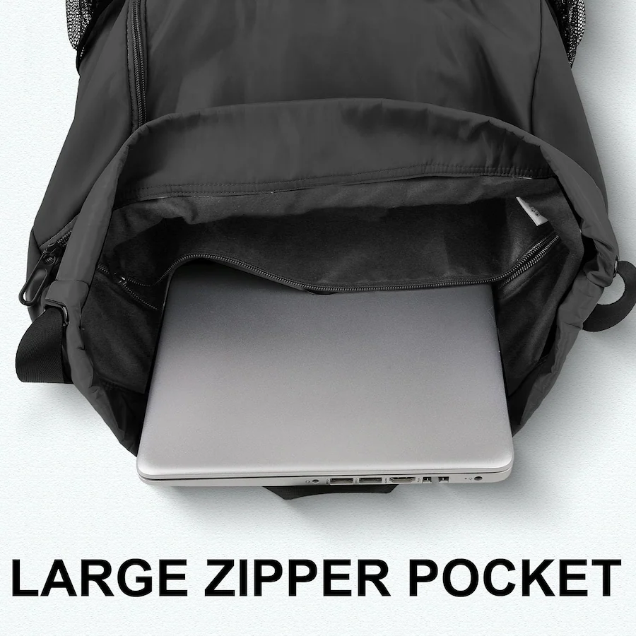 Pacoar Cade Drawstring Backpack With Mesh Pockets String Gym Bag ...