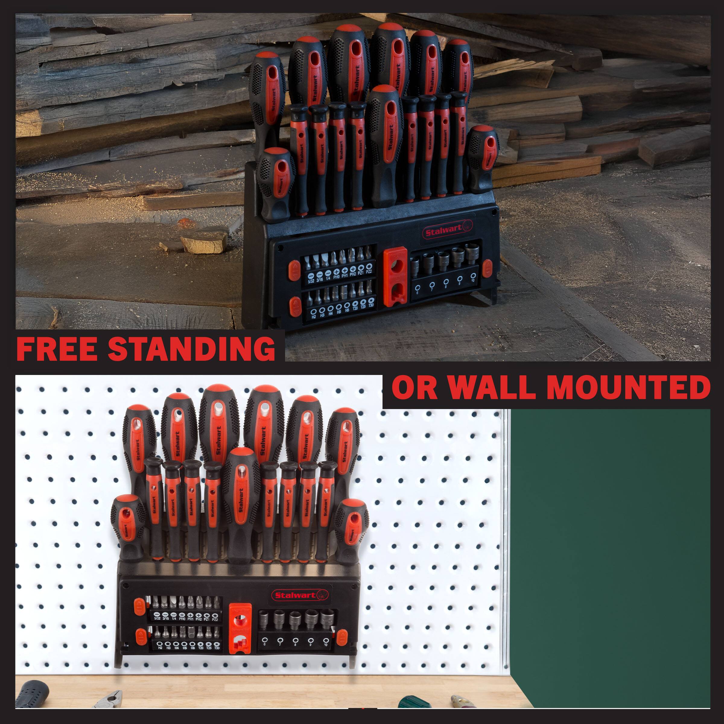 FREE STANDING OR WALL MOUNTED

Stalwart