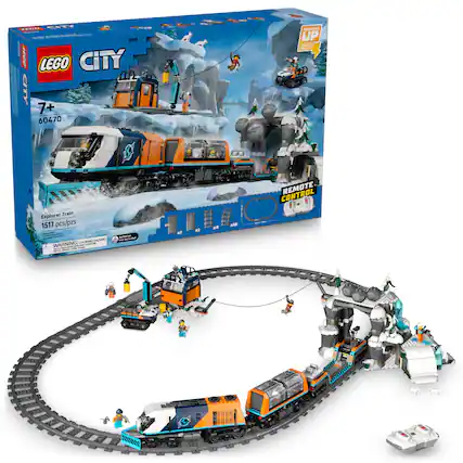 A - LEGO CITY CITY 7+ 60470
B - Explorer Train 1517 pcs/pzs
C - CHOKING HAZARD
D - REMOTE CONTROL