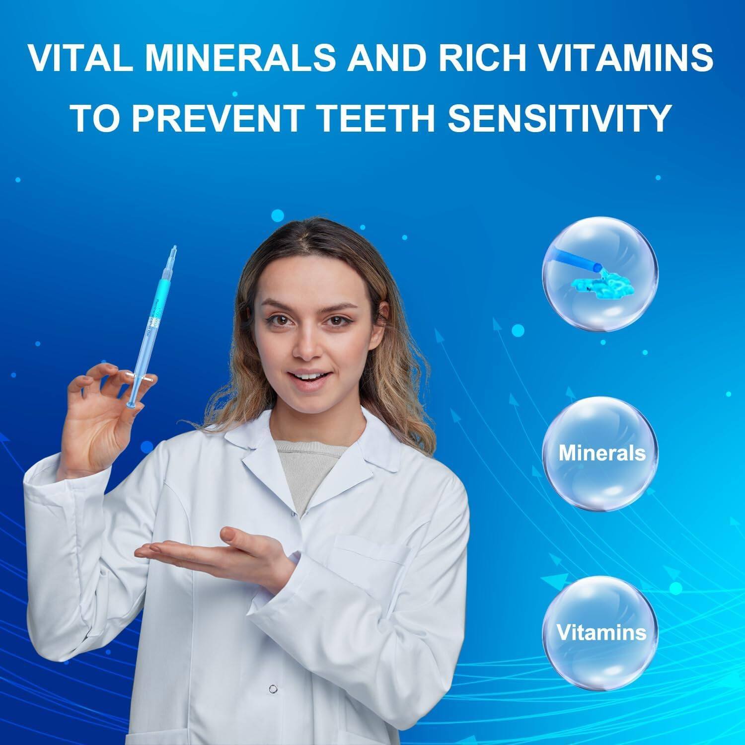 VITAL MINERALS AND RICH VITAMINS TO PREVENT TEETH SENSITIVITY

Minerals
Vitamins