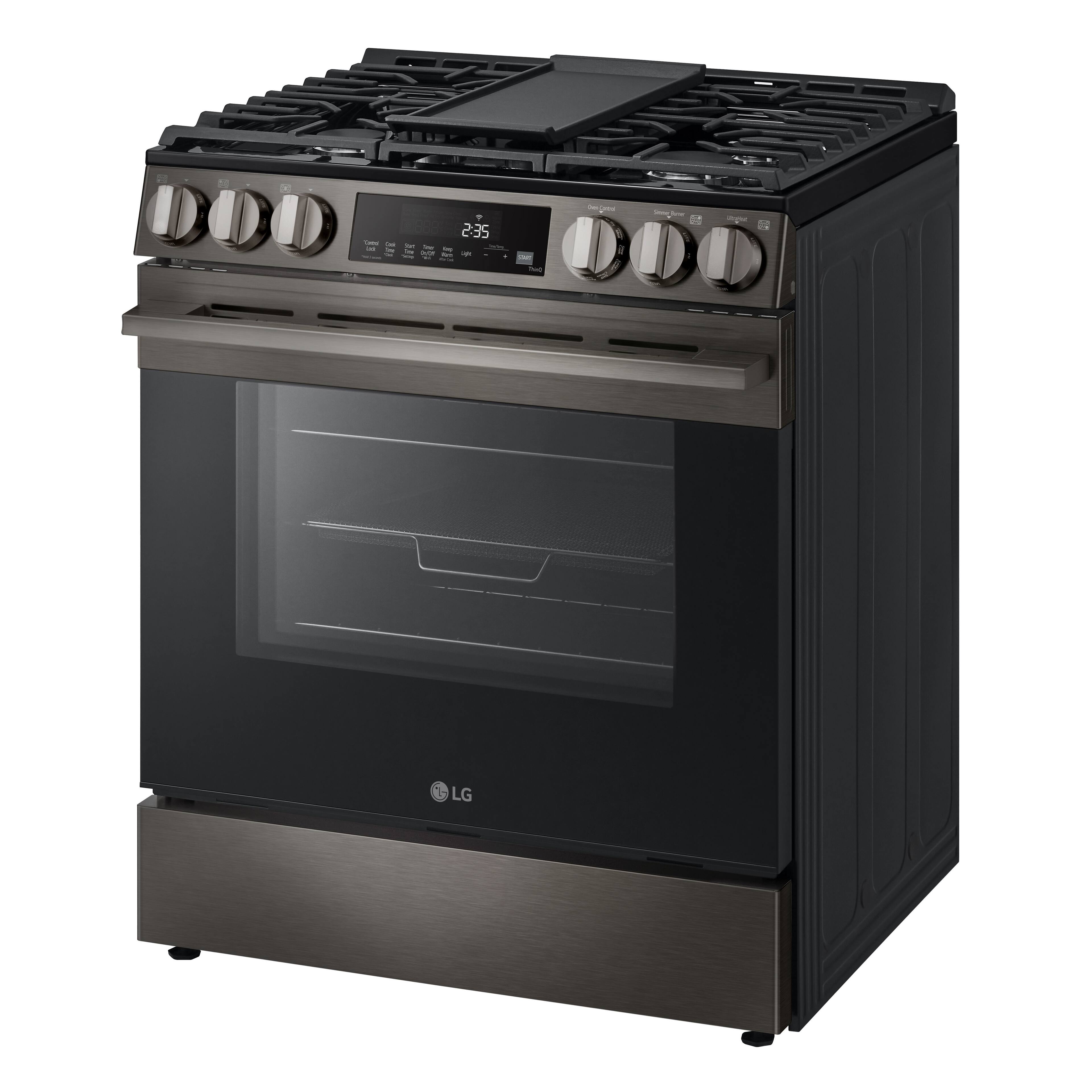 The text on the image reads "235 SEEEA - LG." This is likely a model number or a description of the oven.