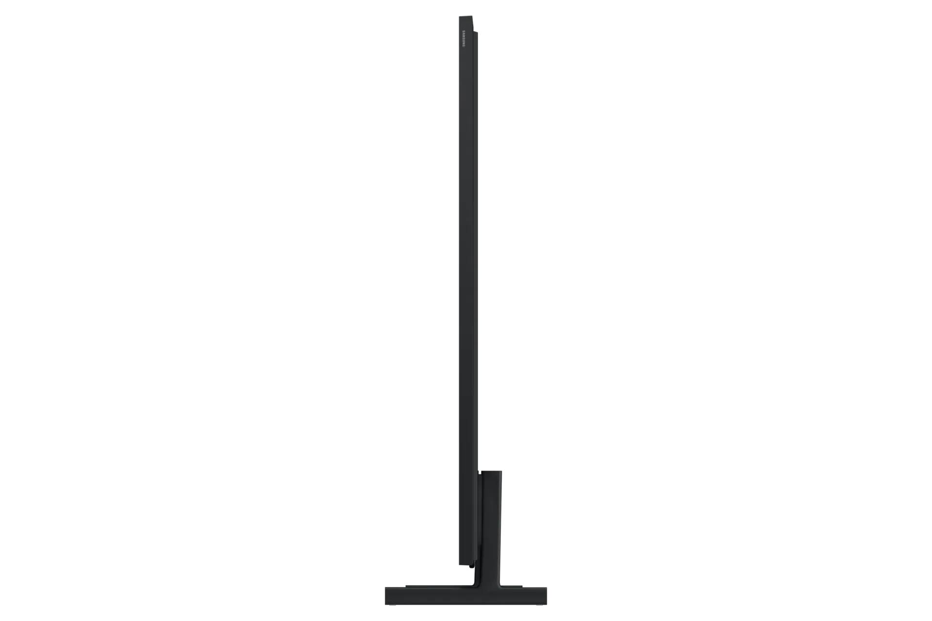 Left. Samsung - Samsung QN75LS03HEFXZA 75" The Frame QLED 4K Smart Tizen TV with Vision AI with 6 Year Amber Protection Plan (2026) - Black.