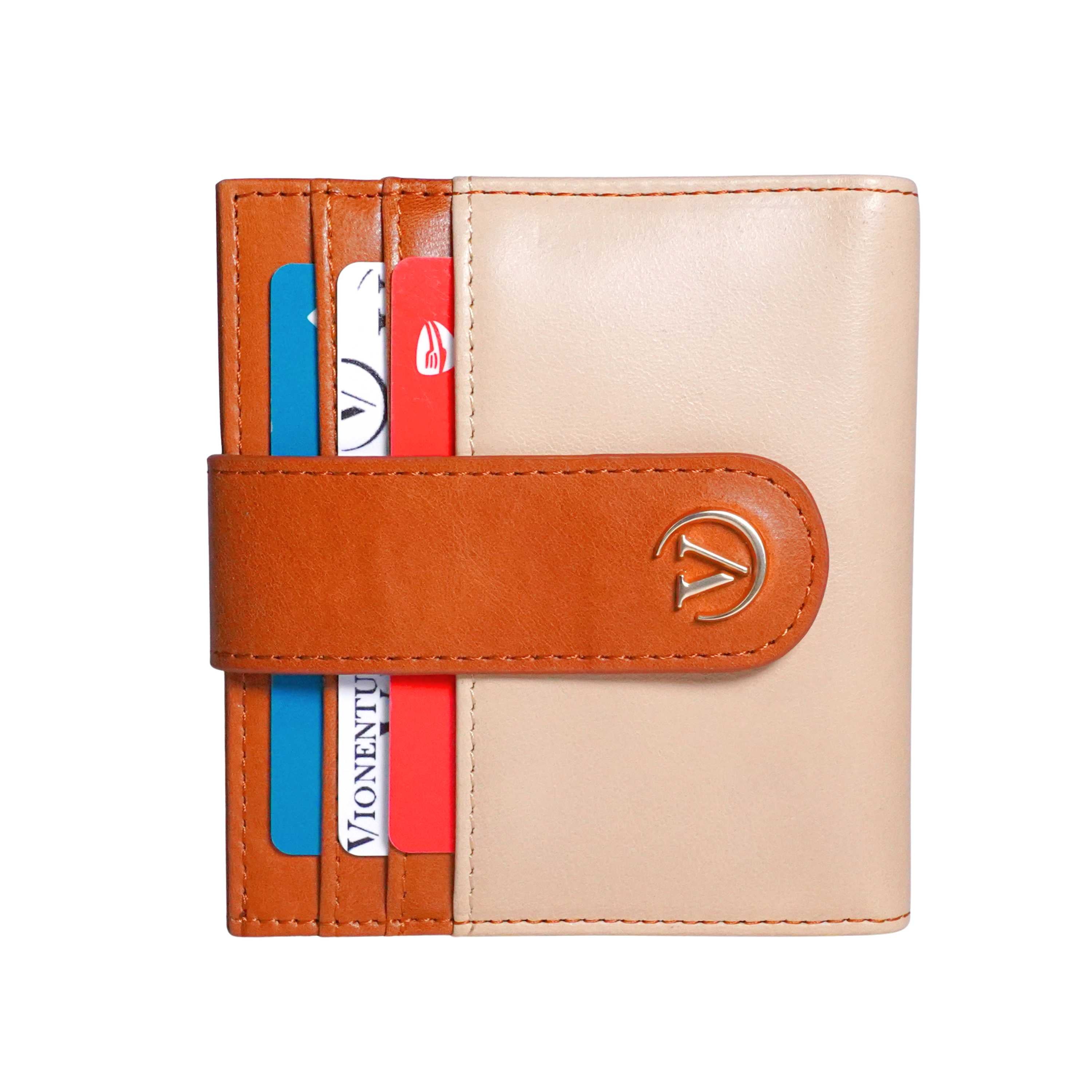 Alt View 5. Vionentus - Valor VN800 Leather Wallet For Women - Pink.