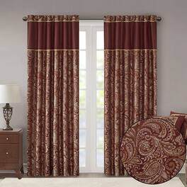 BreeBe - Jacquard Curtain Panel Pair(2 Pcs Window Panels) - Multicolor