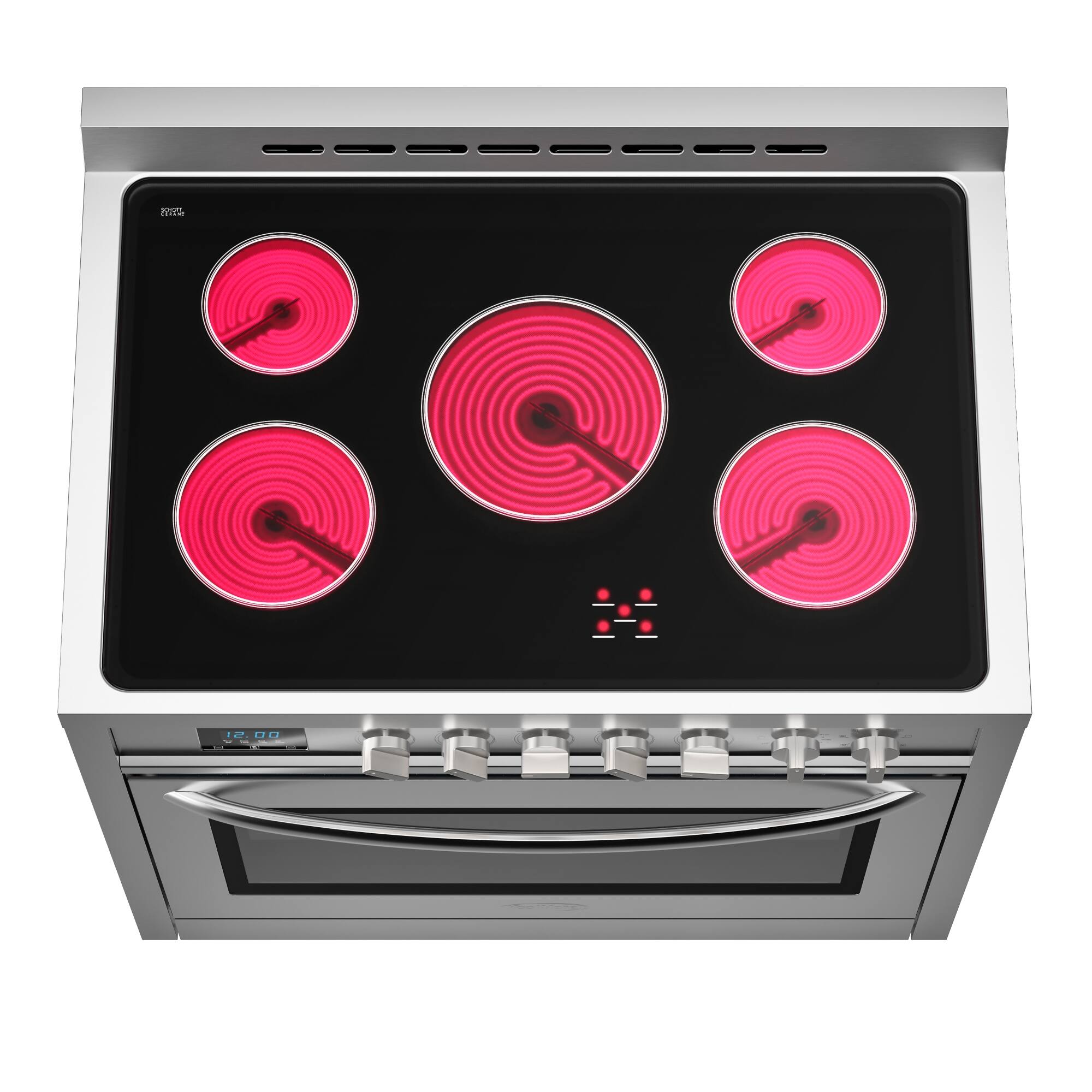 Alt View 4. Koolmore - 36 Inch Professional All-Electric range Stainless Steel with Legs, 4.3 cu.ft. KM-FR36EE-SS - Stainless-Steel.