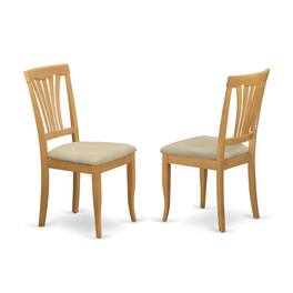 East West Furniture - Dining Room Set Oak - Brown