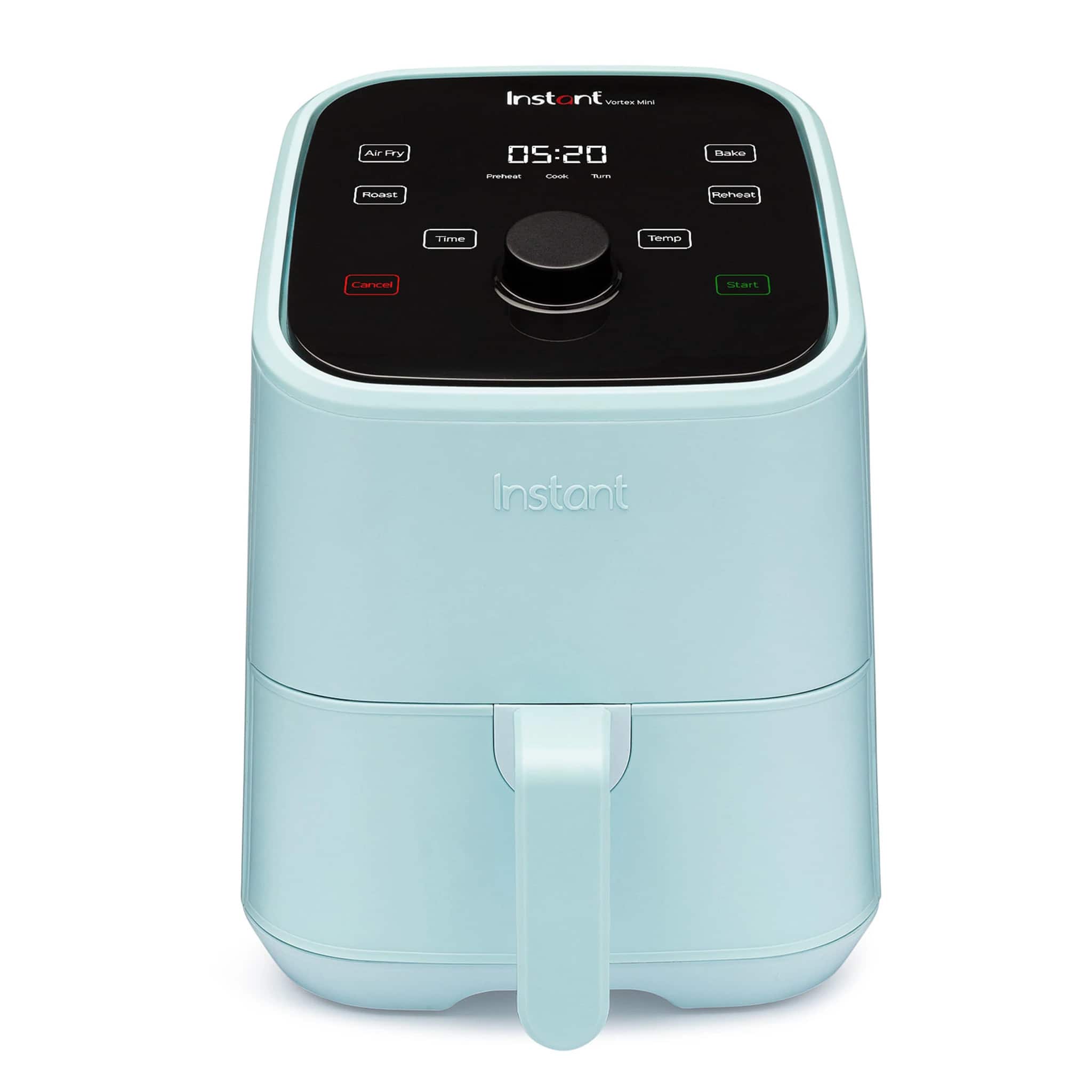 Angle. Instant Pot - 2Qt Vortex Mini Air Fryer - Aqua.