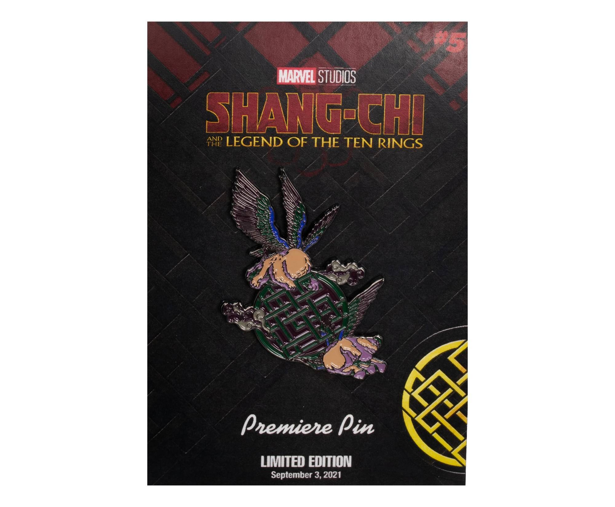 $5 MARVEL STUDIOS SHANG-CHI AND THE LEGEND OF THE TEN RINGS Premiere Pin LIMITED EDITION September 3, 2021
